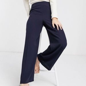 ASOS DESIGN High Waist Wide Leg Pants